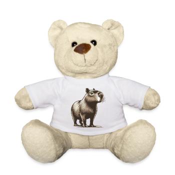 Capybara - Nounours - blanc - Devant