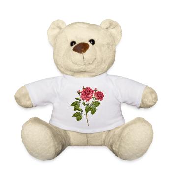 Flowers - Teddy Bear - white - Front