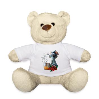 Mouse in Nightgown: The Night of Crazy Melodies. - Teddy Bear - white - Front