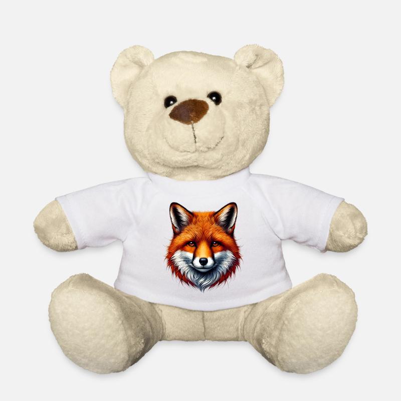 Renard - Nounours - blanc
