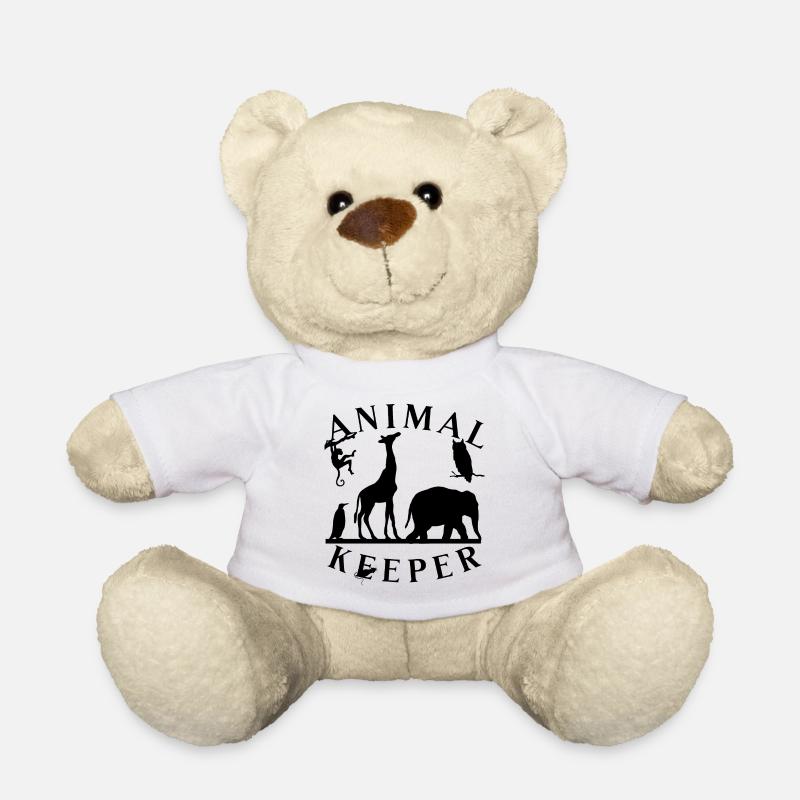 Lustiger Tierpfleger Spruch- Tierhalter - Teddy - Weiß