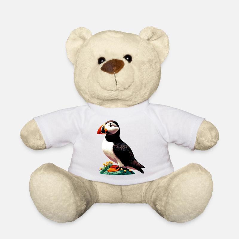 Papageitaucher - Teddy - Weiß