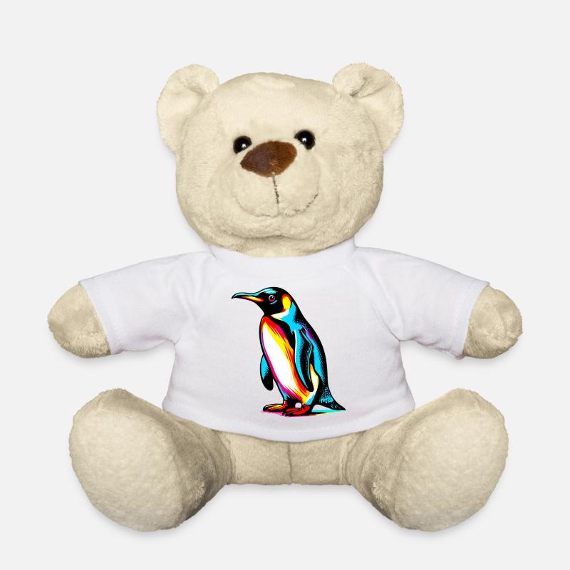 Pinguin - Teddy - Weiß
