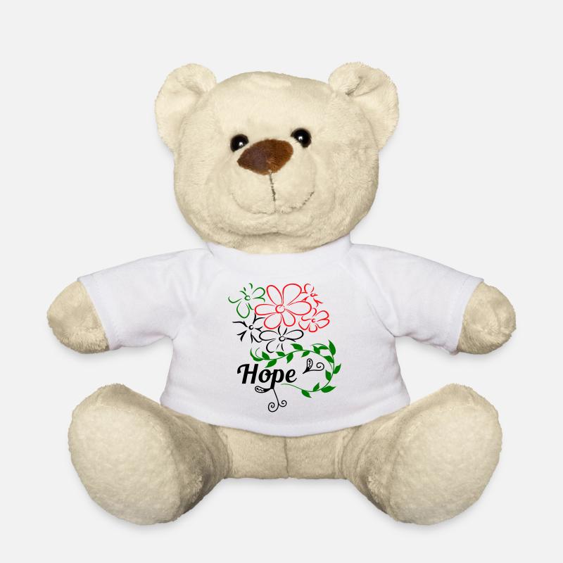 Hope Hoffnung - Nounours - blanc