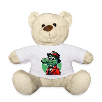 Crocodile Russe en Russe Crocodiles Russes - Nounours - blanc - Devant