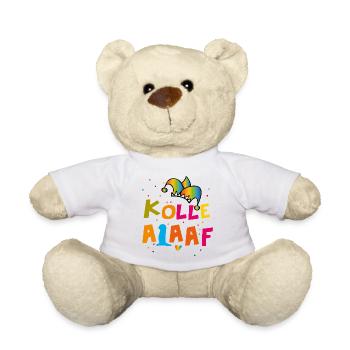 Kölle Alaaf Carnival - Teddy Bear - white - Front