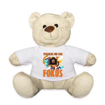 Verliere nie den Fokus - Teddy - Weiß - Vorne