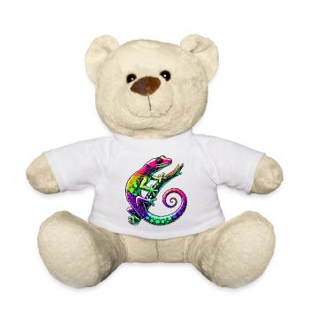 Gecko - Teddy Bear - white - Front