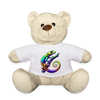 Gecko - Teddy Bear - white - Front