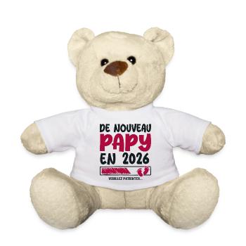De Nouveau Papy en 2026 - Nounours - blanc - Devant