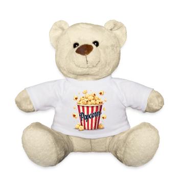 Carnival Outfit - Popcorn Costume - Teddy Bear - white - Front