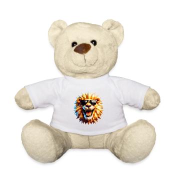 tête de lion cool lunettes de soleil - Nounours - blanc - Devant