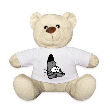 Trou de souris Trou de souris Trou de souris Peeps Mignon Drôle Bande dessinée - Nounours - blanc - Devant