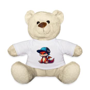HipHop-Drache - Teddy - Weiß - Vorne