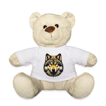 Wolf - Teddy - Weiß - Vorne