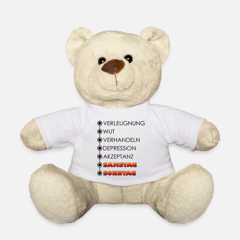 Wochentage / Wochenzyklus - Teddy - Weiß