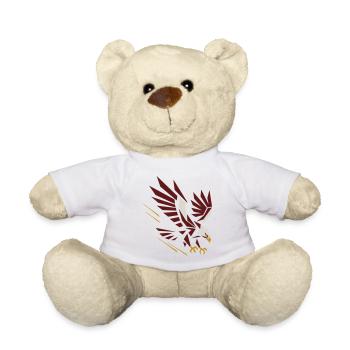 Aigle géométrique à l’attaque - Nounours - blanc - Devant