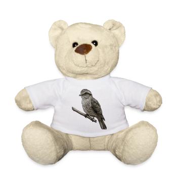 Potoo Bird - Teddy Bear - white - Front