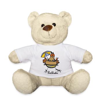 RIKELS Ferien T-Shirt 2026 - Teddy - Weiß - Vorne