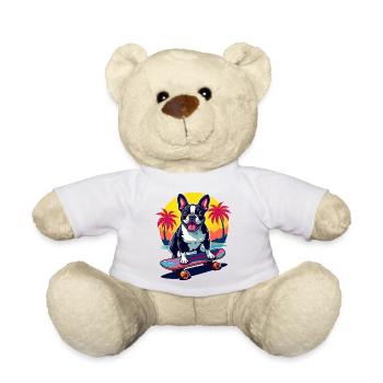 Skater Bulldogge - Teddy - Weiß - Vorne