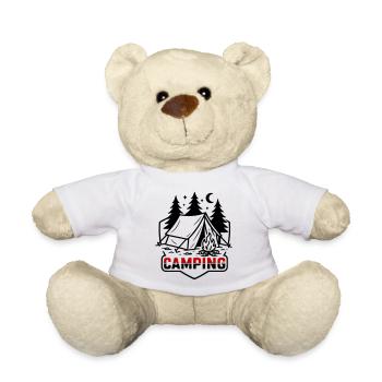 Camping Tent Nature - Teddy Bear - white - Front