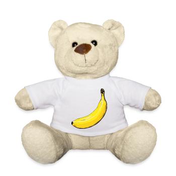 Banane - Nounours - blanc - Devant
