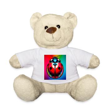 ladybird - Teddy Bear - white - Front