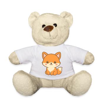 Niedliches Fuchs Motiv - Teddy - Weiß - Vorne