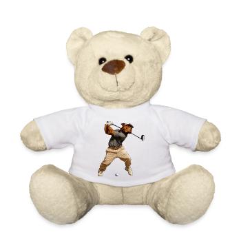 Golfeur Pitbull - Nounours - blanc - Devant