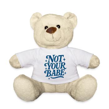 Nicht dein Baby - Teddy - Weiß - Vorne