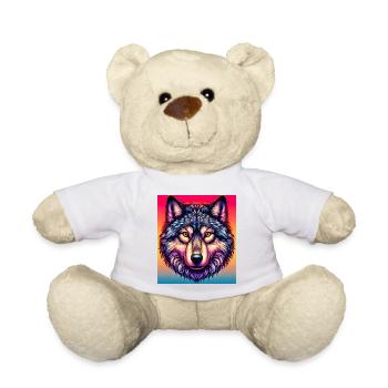 Wolf - Teddy - Weiß - Vorne