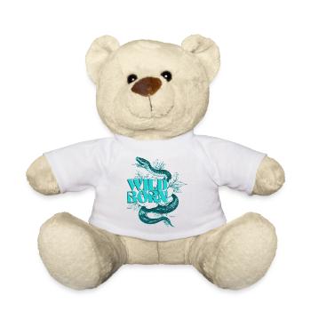 Wild Born Snake Botanisches Design - Teddy - Weiß - Vorne