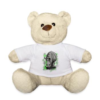 Rhinoceros - Teddy Bear - white - Front