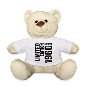 1960 - Teddy Bear - white - Front