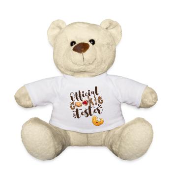 Official Cookie Tester - Teddy Bear - white - Front