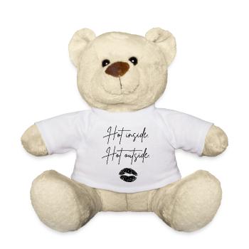 chaud à l’intérieur chaud à l’extérieur - Nounours - blanc - Devant