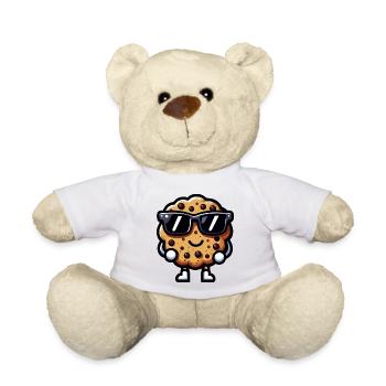 Cookie Chic Lunettes Noires - Nounours - blanc - Devant