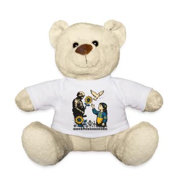 Hope in the fog of war - Teddy Bear - white - Front