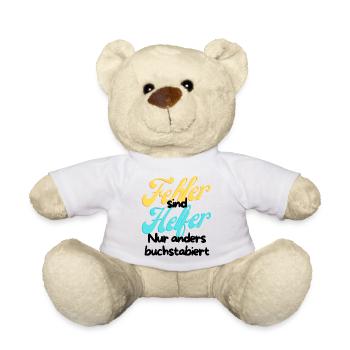 Error Helper Gradient Script - Teddy Bear - white - Front