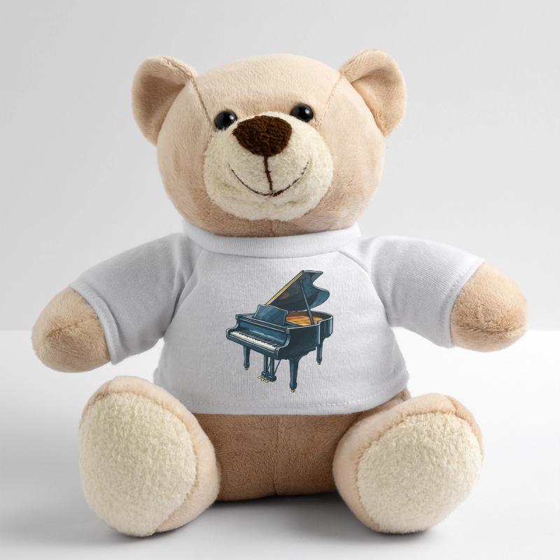 Piano à queue de concert bleu Nounours