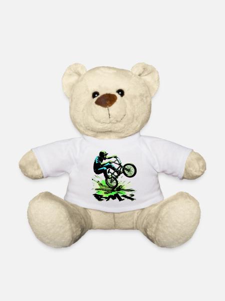Vélo BMX - Nounours - blanc