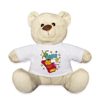 Kölle Alaaf Cartoon Carnival - Teddy Bear - white - Front