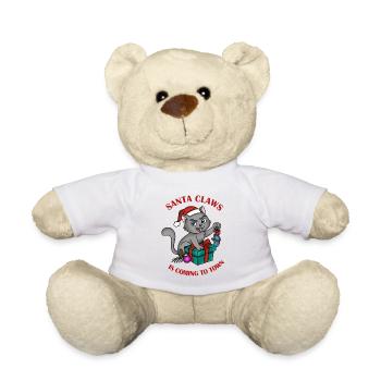 SantaClaws Geschenkepfote - Teddy - Weiß - Vorne