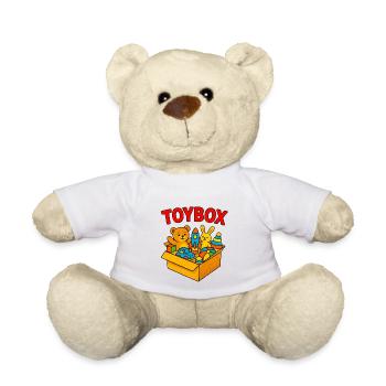 Toy Box Animals - Teddy Bear - white - Front