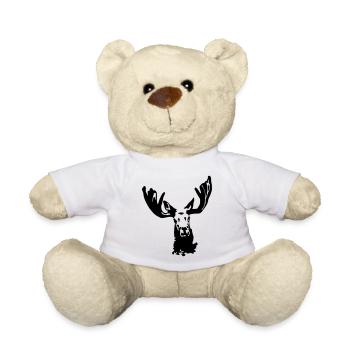 Elk - Teddy Bear - white - Front