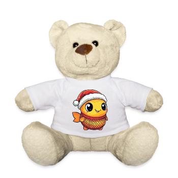 Goldfische Weihnachten - Teddy - Weiß - Vorne
