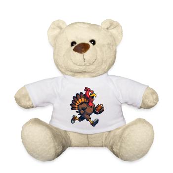 Thanksgiving Football Truthahn - Teddy - Weiß - Vorne