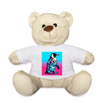 penguin - Teddy Bear - white - Front