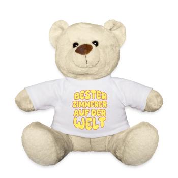Gift for carpenters - Teddy Bear - white - Front