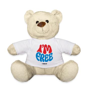 I'M FREE #1 - let's talk - Nounours - blanc - Devant